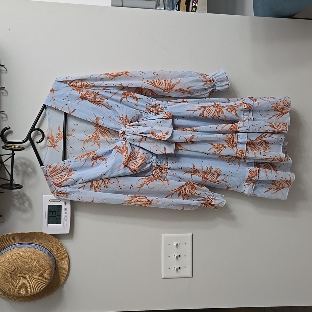 Baby Blue Keyhole Dress